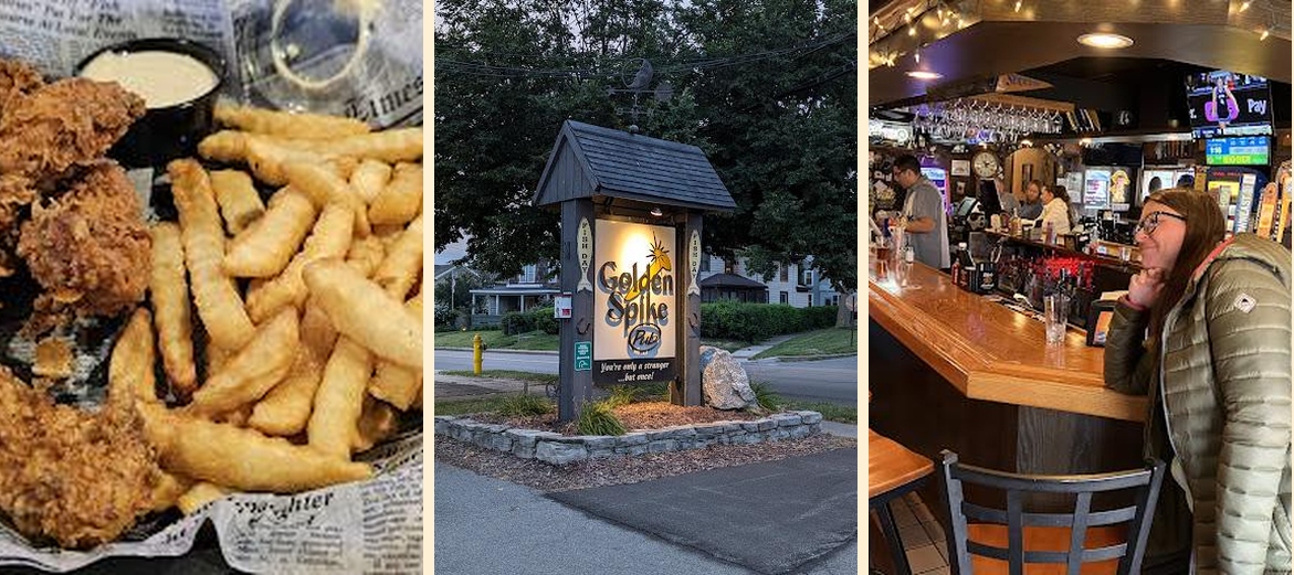 Golden Spike Pub Menu